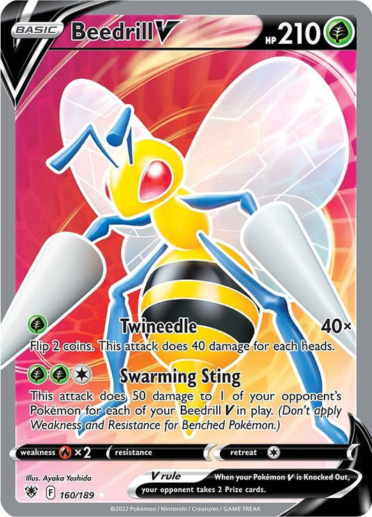 Beedrill V (Full Art) [SWSH10: Astral Radiance] 160/189