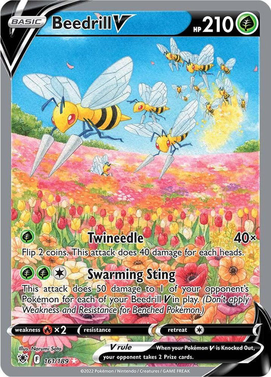 Beedrill V (Alternate Full Art) [SWSH10: Astral Radiance] 161/189