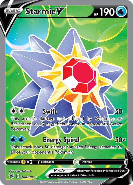 Starmie V (Full Art) [SWSH10: Astral Radiance] 166/189