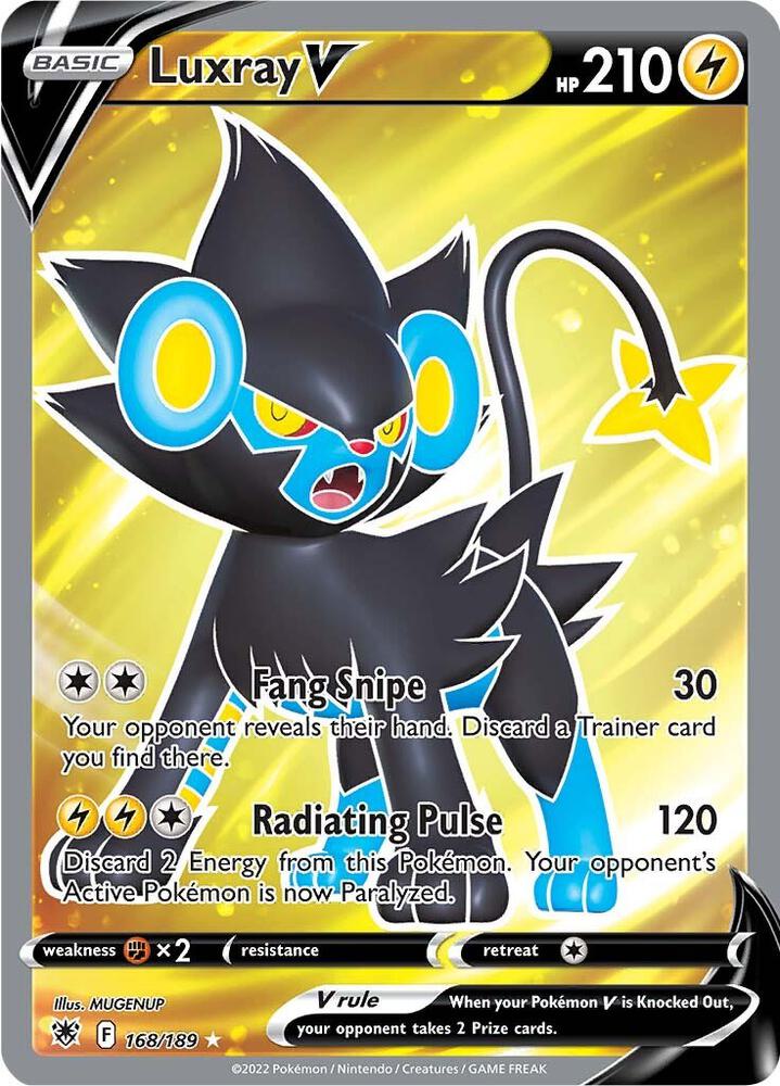 Luxray V (Full Art) [SWSH10: Astral Radiance] 168/189