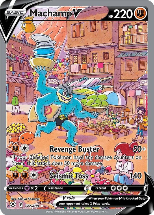 Machamp V (Alternate Full Art) [SWSH10: Astral Radiance] 172/189