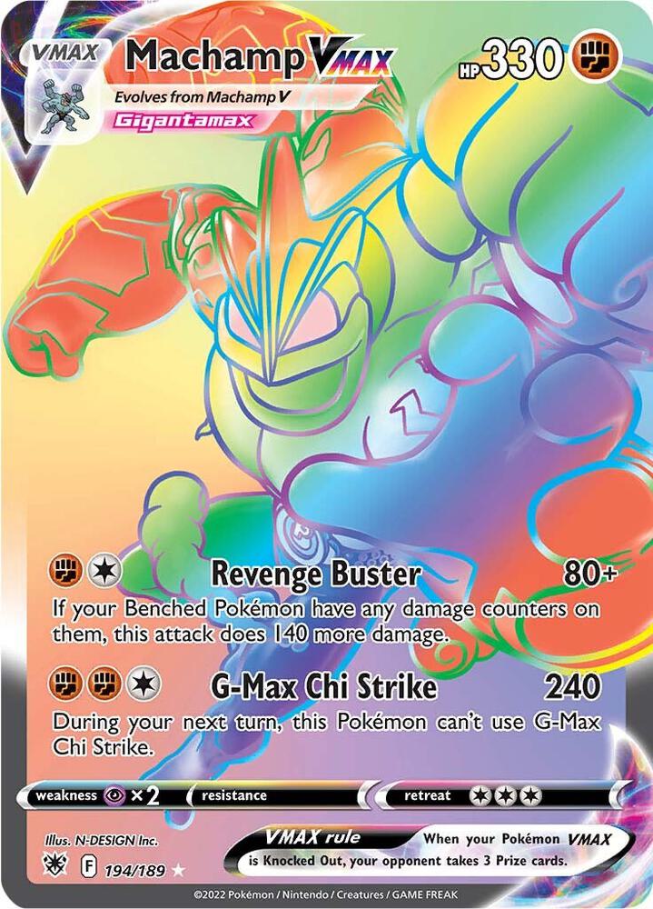 Machamp VMAX (Secret) [SWSH10: Astral Radiance] 194/189