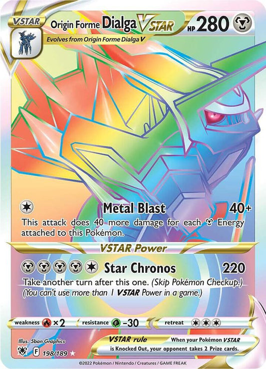 Origin Forme Dialga VSTAR - 198/189 (Secret) [SWSH10: Astral Radiance] 198/189