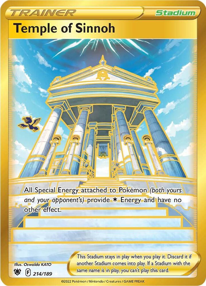 Temple of Sinnoh (Secret) [SWSH10: Astral Radiance] 214/189