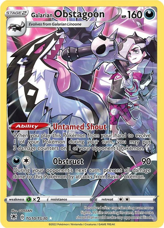 Galarian Obstagoon [SWSH10: Astral Radiance Trainer Gallery] TG10/TG30