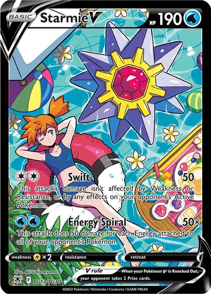 Starmie V [SWSH10: Astral Radiance Trainer Gallery] TG13/TG30