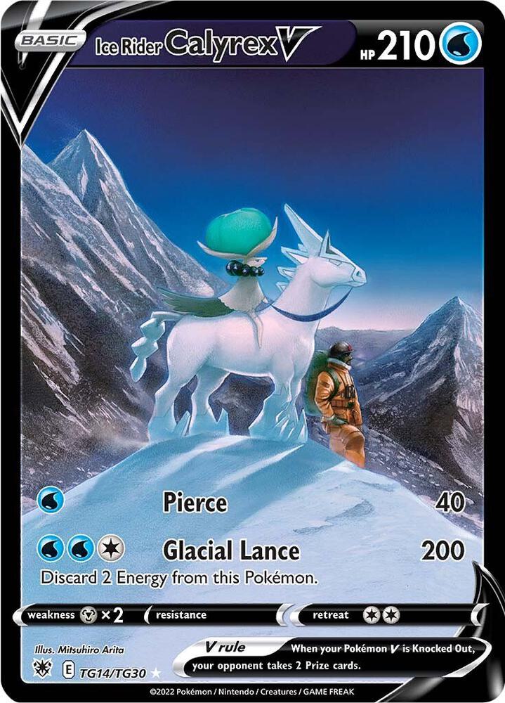 Ice Rider Calyrex V [SWSH10: Astral Radiance Trainer Gallery] TG14/TG30