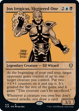 Jon Irenicus, Shattered One (Showcase) [Commander Legends: Battle for Baldur's Gate] 425