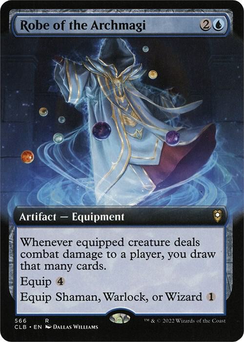 Robe of the Archmagi (Extended Art) [Commander Legends: Battle for Baldur's Gate] 566