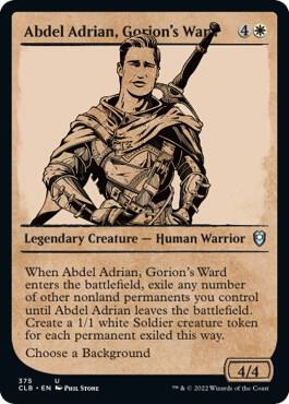 Abdel Adrian, Gorion's Ward (Showcase) [Commander Legends: Battle for Baldur's Gate] 375