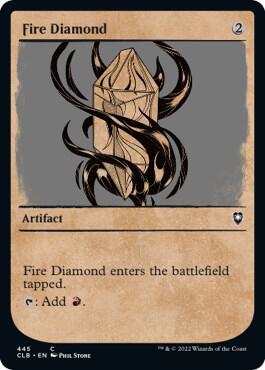 Fire Diamond (Showcase) [Commander Legends: Battle for Baldur's Gate] 445