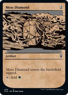 Moss Diamond (Showcase) [Commander Legends: Battle for Baldur's Gate] 448