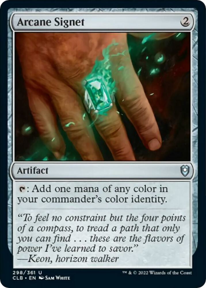 Arcane Signet [Commander Legends: Battle for Baldur's Gate] 298