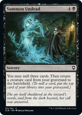 Summon Undead [Commander Legends: Battle for Baldur's Gate] 151