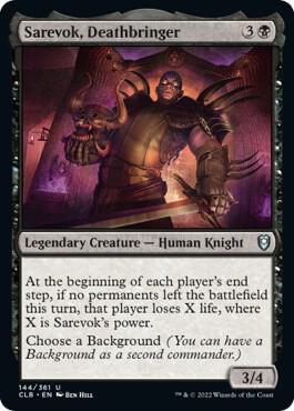 Sarevok, Deathbringer [Commander Legends: Battle for Baldur's Gate] 144
