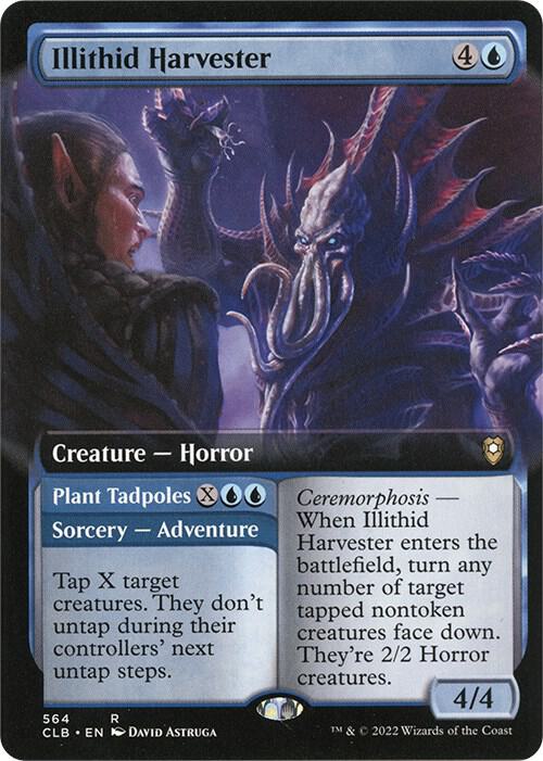 Illithid Harvester (Extended Art) [Commander Legends: Battle for Baldur's Gate] 564