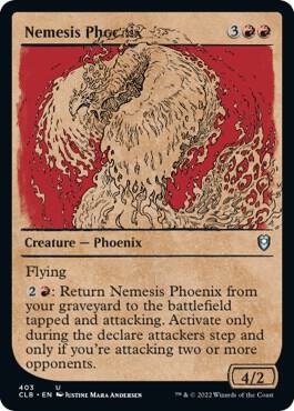 Nemesis Phoenix (Showcase) [Commander Legends: Battle for Baldur's Gate] 403