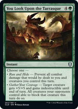 You Look Upon the Tarrasque [Commander Legends: Battle for Baldur's Gate] 262