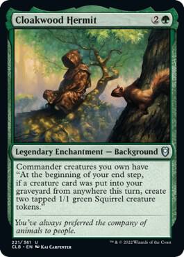 Cloakwood Hermit [Commander Legends: Battle for Baldur's Gate] 221