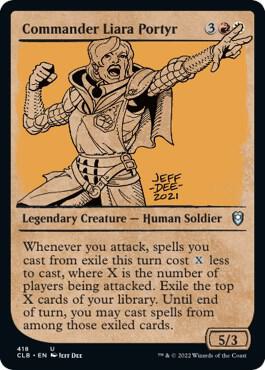 Commander Liara Portyr (Showcase) [Commander Legends: Battle for Baldur's Gate] 418