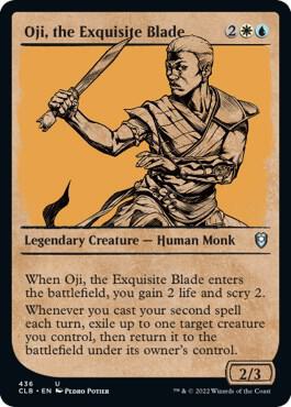 Oji, the Exquisite Blade (Showcase) [Commander Legends: Battle for Baldur's Gate] 436