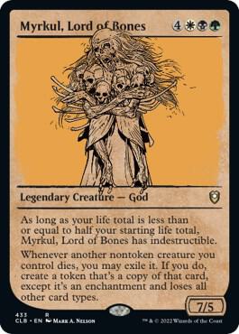 Myrkul, Lord of Bones (Showcase) [Commander Legends: Battle for Baldur's Gate] 433