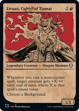 Livaan, Cultist of Tiamat (Showcase) [Commander Legends: Battle for Baldur's Gate] 402