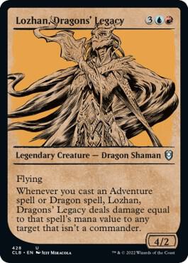 Lozhan, Dragons' Legacy (Showcase) [Commander Legends: Battle for Baldur's Gate] 428