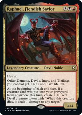 Raphael, Fiendish Savior [Commander Legends: Battle for Baldur's Gate] 292