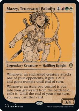 Mazzy, Truesword Paladin (Showcase) [Commander Legends: Battle for Baldur's Gate] 430