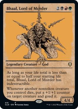 Bhaal, Lord of Murder (Showcase) [Commander Legends: Battle for Baldur's Gate] 416