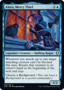 Alora, Merry Thief [Commander Legends: Battle for Baldur's Gate] 55