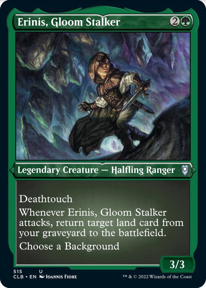 Erinis, Gloom Stalker (Foil Etched) [Commander Legends: Battle for Baldur's Gate] 515