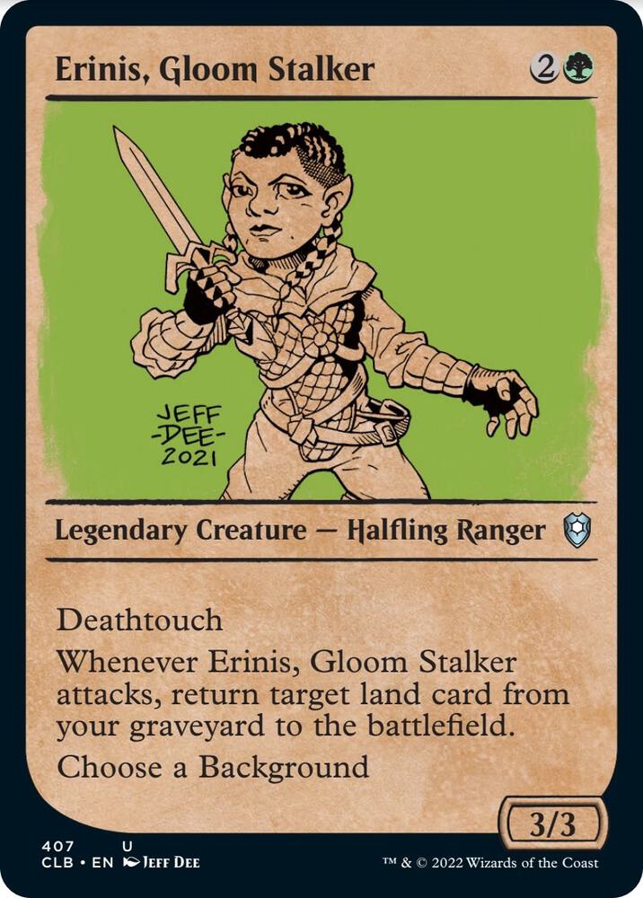 Erinis, Gloom Stalker (Showcase) [Commander Legends: Battle for Baldur's Gate] 407