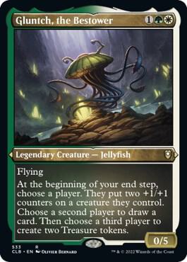 Gluntch, the Bestower (Foil Etched) [Commander Legends: Battle for Baldur's Gate] 533