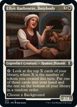 Ellyn Harbreeze, Busybody (Foil Etched) [Commander Legends: Battle for Baldur's Gate] 472
