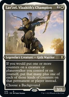 Lae'zel, Vlaakith's Champion (Foil Etched) [Commander Legends: Battle for Baldur's Gate] 476