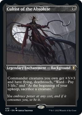 Cultist of the Absolute (Foil Etched) [Commander Legends: Battle for Baldur's Gate] 495