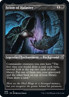 Scion of Halaster (Foil Etched) [Commander Legends: Battle for Baldur's Gate] 498