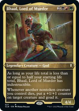 Bhaal, Lord of Murder (Foil Etched) [Commander Legends: Battle for Baldur's Gate] 527