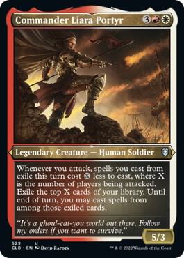 Commander Liara Portyr (Foil Etched) [Commander Legends: Battle for Baldur's Gate] 529