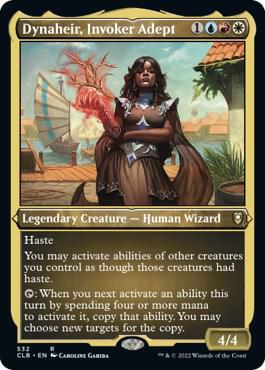 Dynaheir, Invoker Adept (Foil Etched) [Commander Legends: Battle for Baldur's Gate] 532