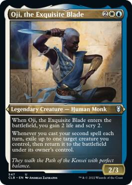 Oji, the Exquisite Blade (Foil Etched) [Commander Legends: Battle for Baldur's Gate] 547