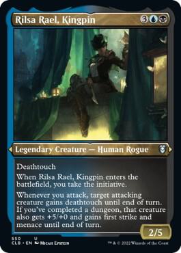 Rilsa Rael, Kingpin (Foil Etched) [Commander Legends: Battle for Baldur's Gate] 550