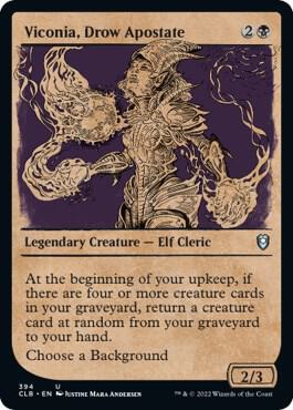 Viconia, Drow Apostate (Showcase) [Commander Legends: Battle for Baldur's Gate] 394