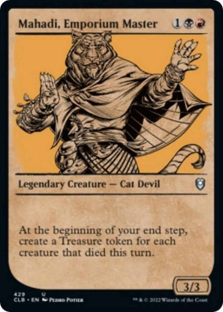 Mahadi, Emporium Master (Showcase) [Commander Legends: Battle for Baldur's Gate] 429