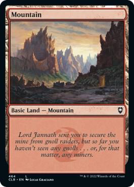 Mountain (464) [Commander Legends: Battle for Baldur's Gate] 464