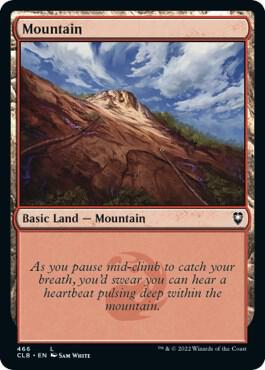 Mountain (466) [Commander Legends: Battle for Baldur's Gate] 466