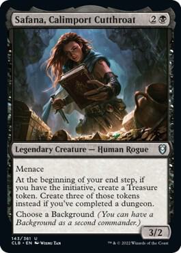 Safana, Calimport Cutthroat [Commander Legends: Battle for Baldur's Gate] 143