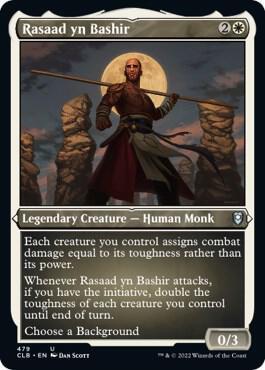Rasaad yn Bashir (Foil Etched) [Commander Legends: Battle for Baldur's Gate] 479